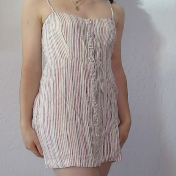 Rainbow striped mindress! - Picture 4 of 6